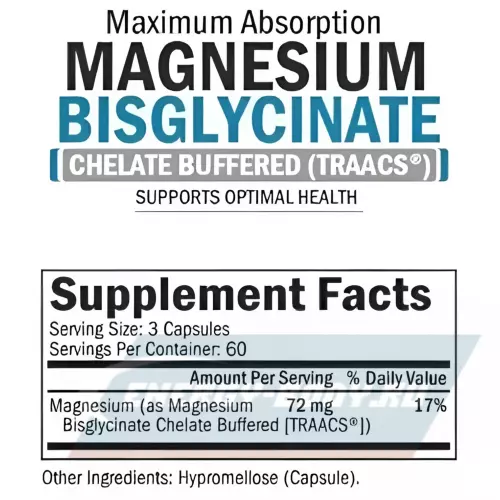  BioSchwartz Magnesium Bisglycinate 180 капсул