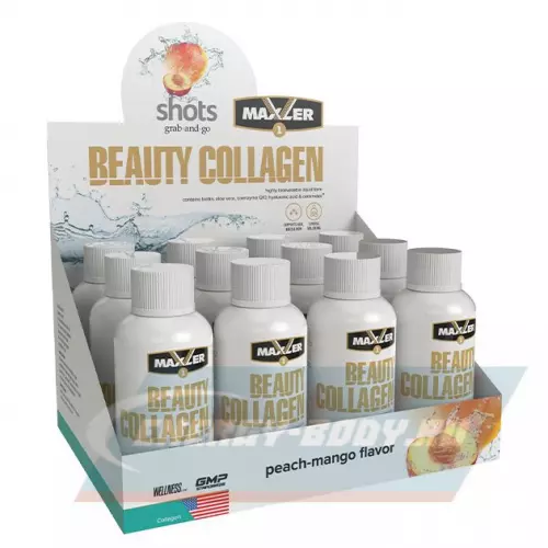 COLLAGEN MAXLER Beauty Collagen Персик - Манго, 12 х 60 мл