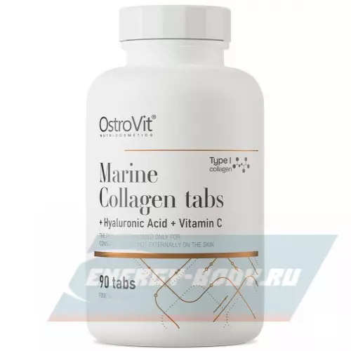 COLLAGEN OstroVit Marine Collagen + Hyaluronic Acid +Vitamin C 90 таблеток