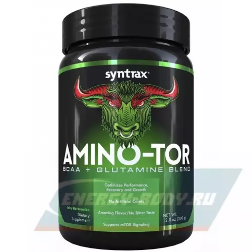 Аминокислотны SYNTRAX Amino-TOR BCAA + Glutamine Bland Сочный арбуз, 340 г