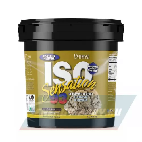  Ultimate Nutrition ISO Sensation 93 Бразильский кофе, 2270 г