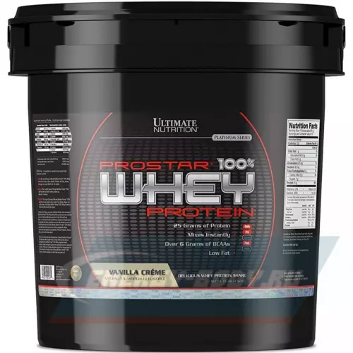  Ultimate Nutrition Prostar Whey Ванильный крем, 4540 г