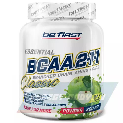 ВСАА Be First BCAA Classic Powder 2:1:1 Яблоко, 200 г