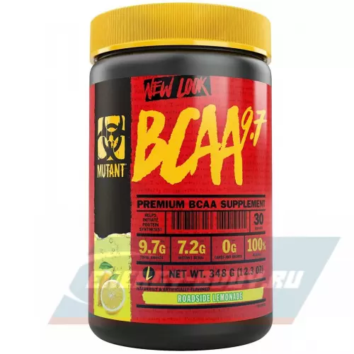 ВСАА Mutant Mutant BCAA 9.7 2:1:1 Придорожный лимонад, 348 г