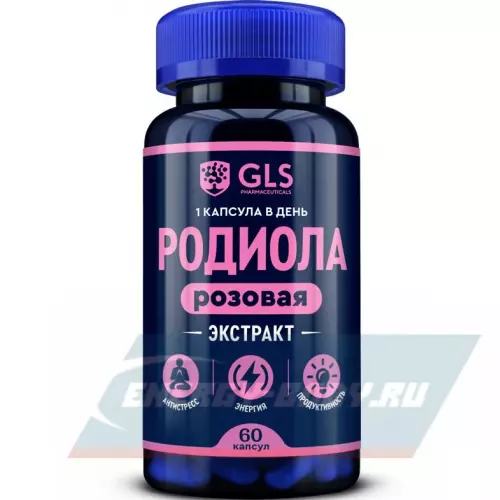  GLS pharmaceuticals Родиола Розовая (экстракт) 60 капсул