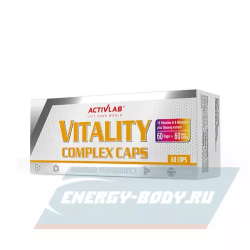  ActivLab Vitality Complex 60 капс нейтральный, 60 капсул