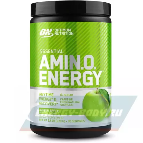 Аминокислотны OPTIMUM NUTRITION Essential Amino Energy Зеленое яблоко, 270 г