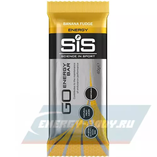 Батончик энергетический SCIENCE IN SPORT (SiS) GO Energy Mini Bar Банан, 40 г x 5 батончиков