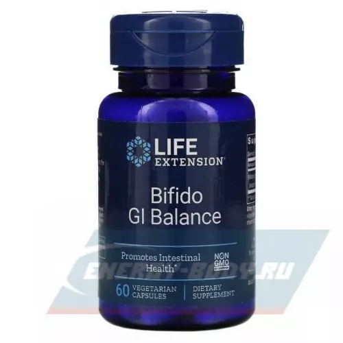  Life Extension Bifido GI Balance 60 вегетарианских капсул