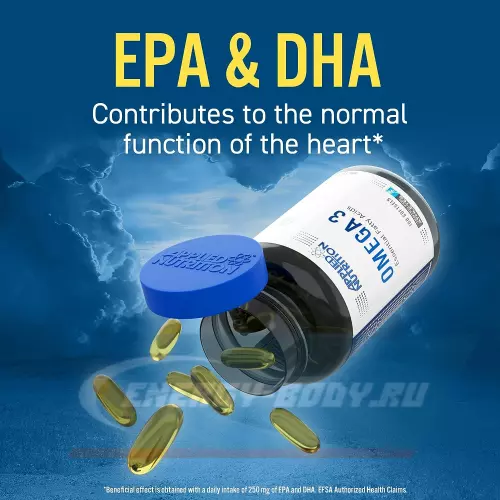 Omega 3 Applied Nutrition Omega 3 Fish Oil 1000mg 100 мягких капсул