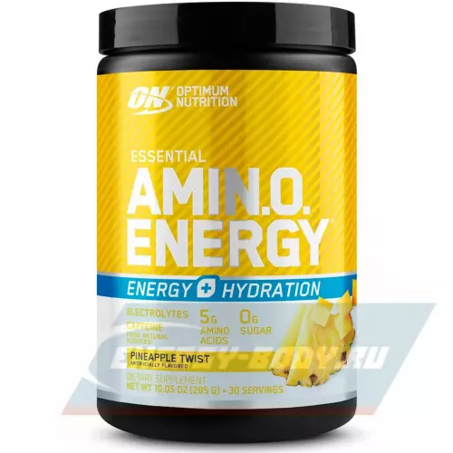 Аминокислотны OPTIMUM NUTRITION Essential Amino Energy + Electrolytes Ананасовый твист, 285 г