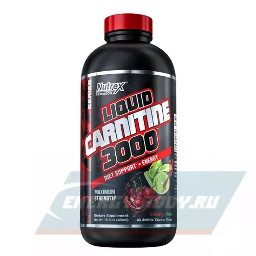 L-Карнитин NUTREX Liquid Carnitine 3000 Вишня-Лайм, 480 мл