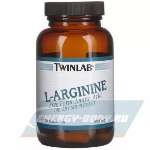 Аминокислотны Twinlab L-Arginine 500 mg (DUBL) 90 капсул