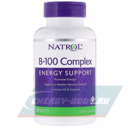  Natrol B-100 Complex Нейтральный, 100 таблеток