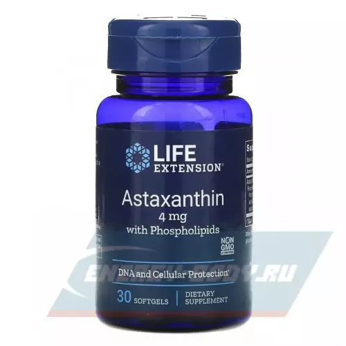  Life Extension Astaxanthin with Phospholipids 4 mg 30 капсул