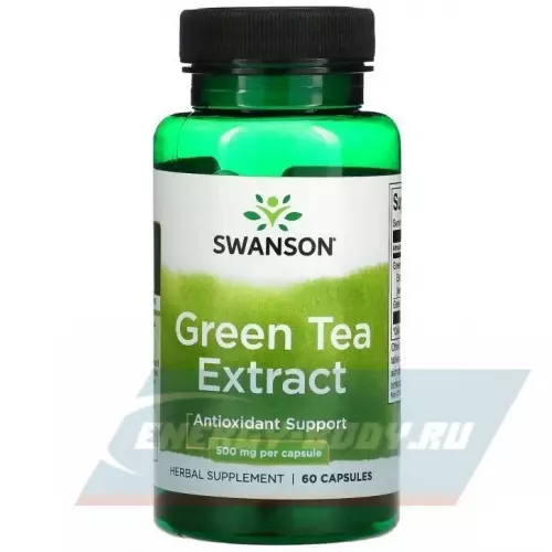  Swanson Green Tea Extract 500 mg 60 капсул