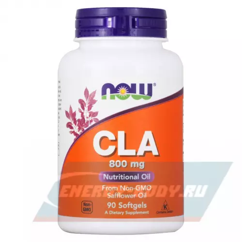 Omega 3 NOW FOODS CLA 800 mg 90 капсул