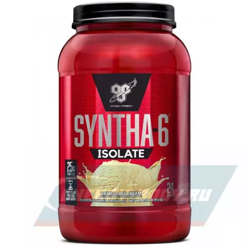  BSN SYNTHA-6 ISOLATE Ванильно-молочный коктейль, 912 г / 2.01 LB