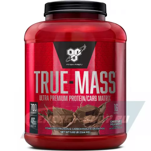 Гейнер BSN True Mass Шоколадный молочный коктейль, 2640 г