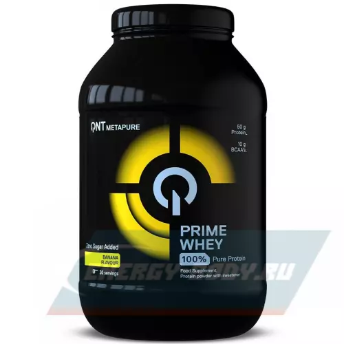  QNT PRIME WHEY Банан, 908 г