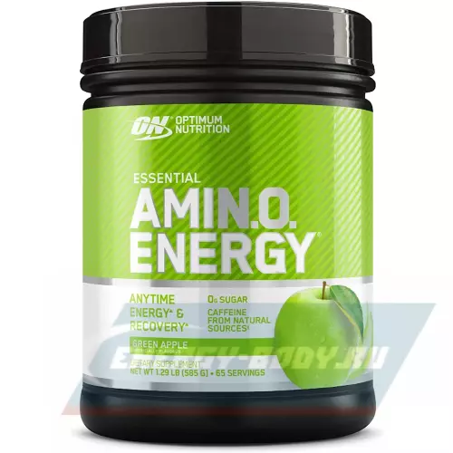 Аминокислотны OPTIMUM NUTRITION Essential Amino Energy Зеленое яблоко, 585 г