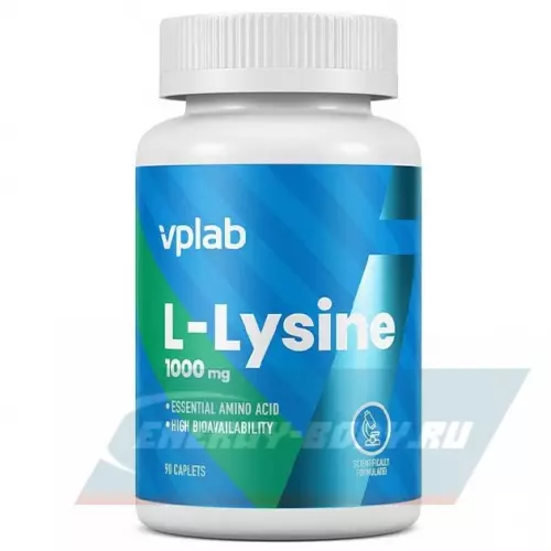 Аминокислотны VP Laboratory L-Lysine Нейтральный, 90 капс