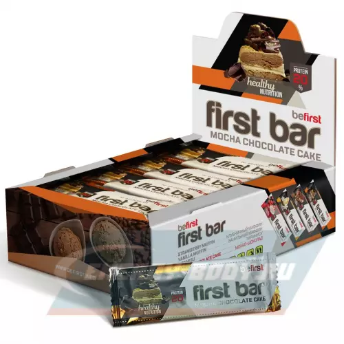 Батончик протеиновый Be First First bar Шоколад-Мокко, 24 x 40 г