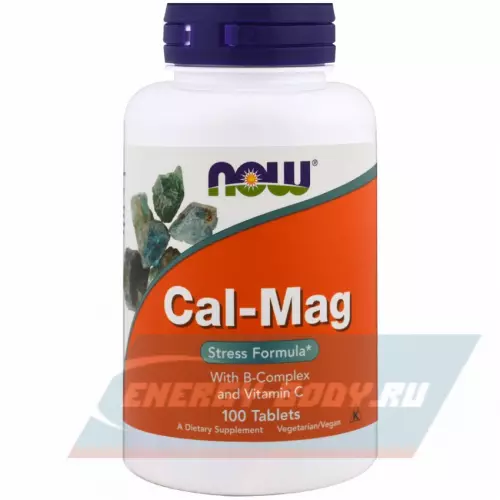 NOW FOODS Calcium & Magnesium Stress 100 таблеток