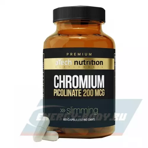 Минералы aTech Nutrition Chrome Picolinate Premium Нейтральный, 60 капсул