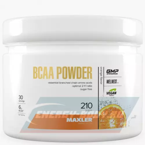 ВСАА MAXLER BCAA Powder EU Апельсин, 210 г