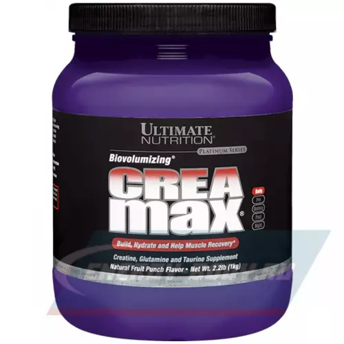  Ultimate Nutrition CREA MAX Фруктовый пунш, 1000 г