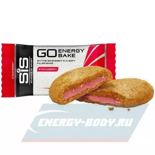 Батончик энергетический SCIENCE IN SPORT (SiS) GO Energy Bake Клубника, 5 x 50 г