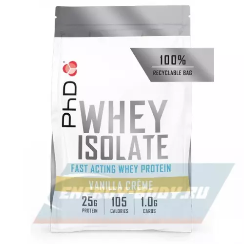  PhD Nutrition PhD Whey Isolate Ванильный крем, 1000 г