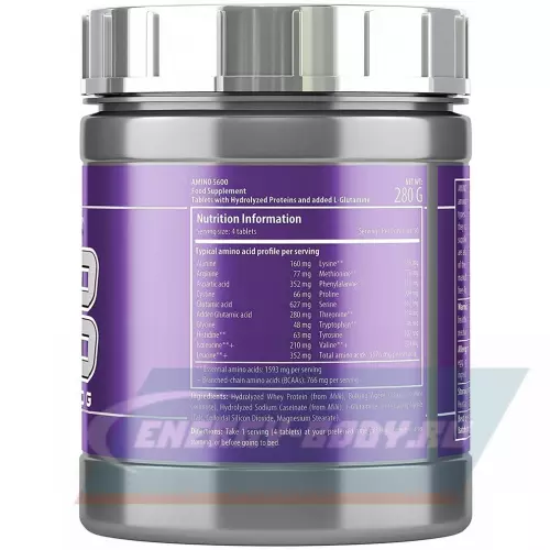 Аминокислотны Scitec Nutrition Amino 5600 200 таблеток