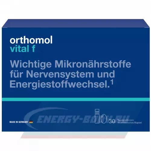  Orthomol Vital f liquid (жидкость+капсулы) Нейтральный, курс 30 дней