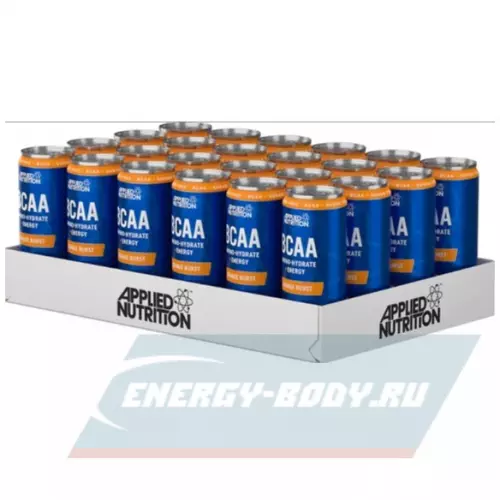 ВСАА Applied Nutrition BCAA - Functional Drink CANS Апельсиновый Взрыв, 24 x 330 мл