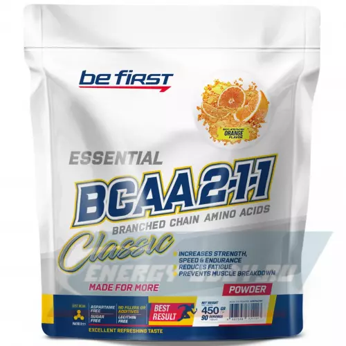 ВСАА Be First BCAA  Classic Апельсин, 450 г