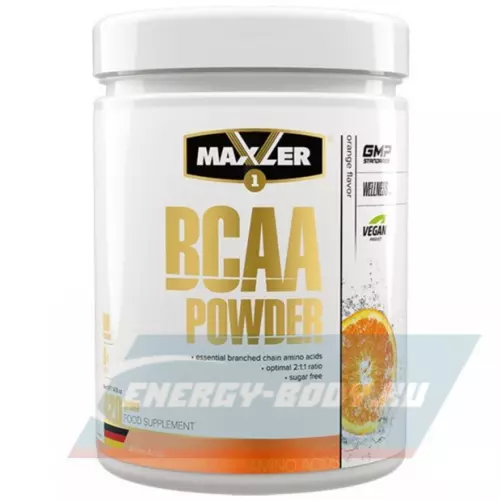 ВСАА MAXLER BCAA Powder 2:1:1 Sugar Free EU Апельсин, 420 г