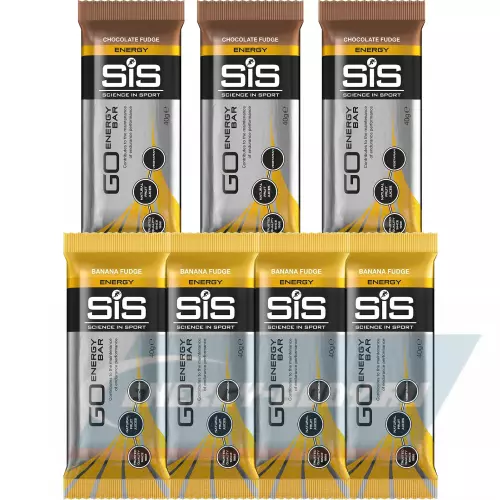 Батончик энергетический SCIENCE IN SPORT (SiS) GO Energy Mini Bar Микс, 7 x 1 батончик