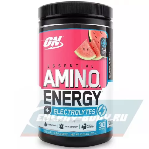 Аминокислотны OPTIMUM NUTRITION Essential Amino Energy + Electrolytes Арбузный всплеск, 285 г