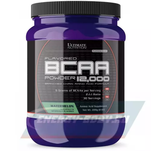 ВСАА Ultimate Nutrition BCAA 12000 Powder Арбуз, 228 г