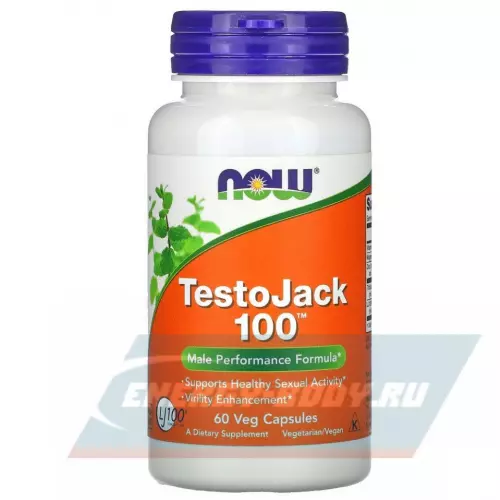  NOW FOODS TestoJack 100 60 веган капсул