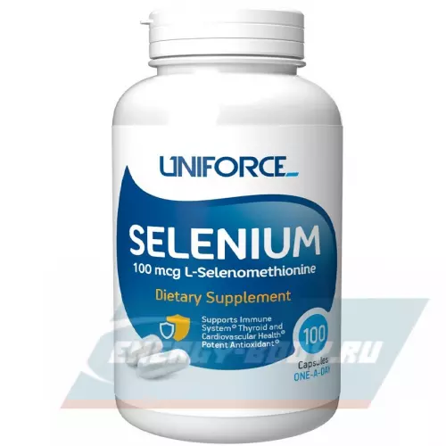 Минералы Uniforce Selenium 100 mcg 100 капсул