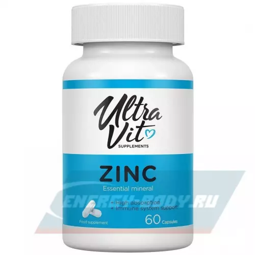  UltraVit Zinc 25mg 60 капсул
