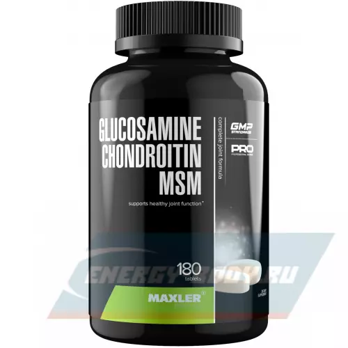 Суставы, связки MAXLER Glucosamine Chondroitin MSM (USA) Нейтральный, 180 таблеток