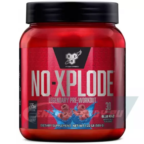 Предтерник BSN NO-XPLODE 3.0 New Голубая малина, 555 г