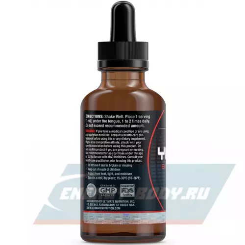  Ultimate Nutrition Yohimbe Bark Liquid Extract 60 мл