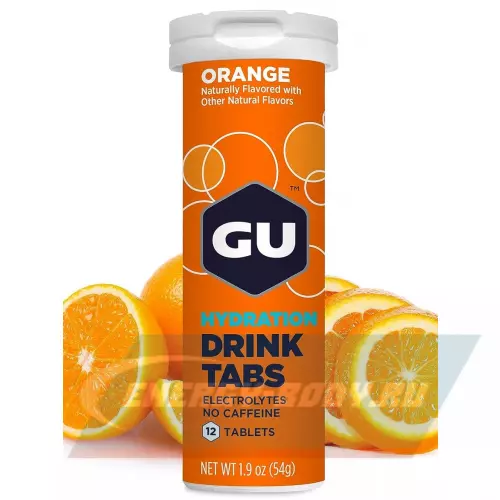  GU ENERGY GU HYDRATION DRINK TABS Апельсин, 8 туб