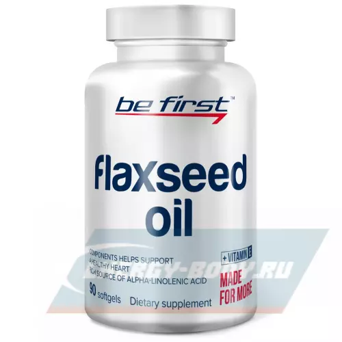 Omega 3 Be First Flaxseed Oil (льняное масло) 90 капсул