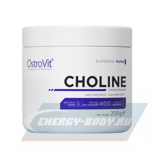  OstroVit Choline supreme PURE Натуральный, 200 г